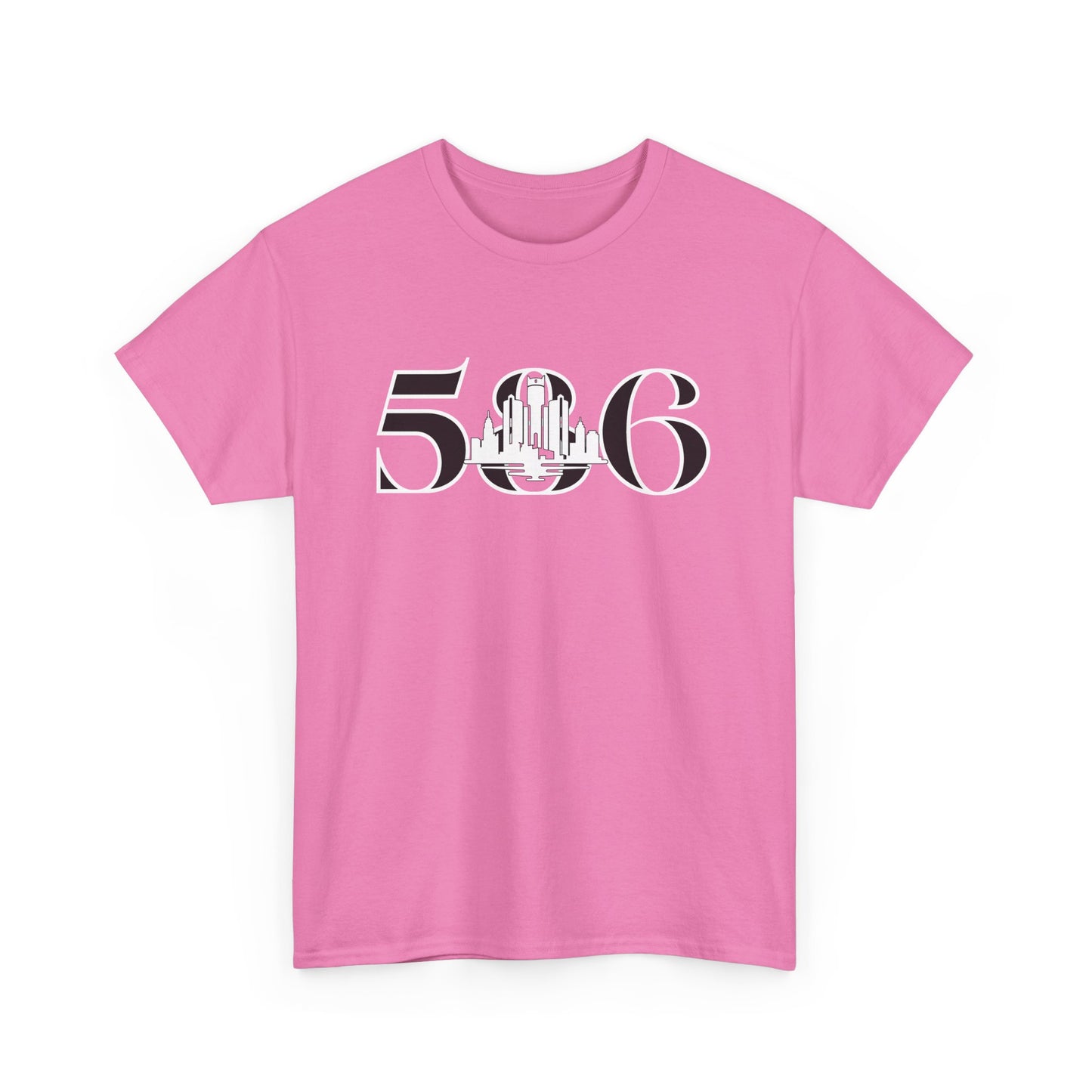 586 Skyline  (White Print)  Unisex Tee