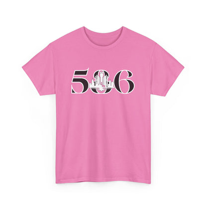 586 Skyline  (White Print)  Unisex Tee