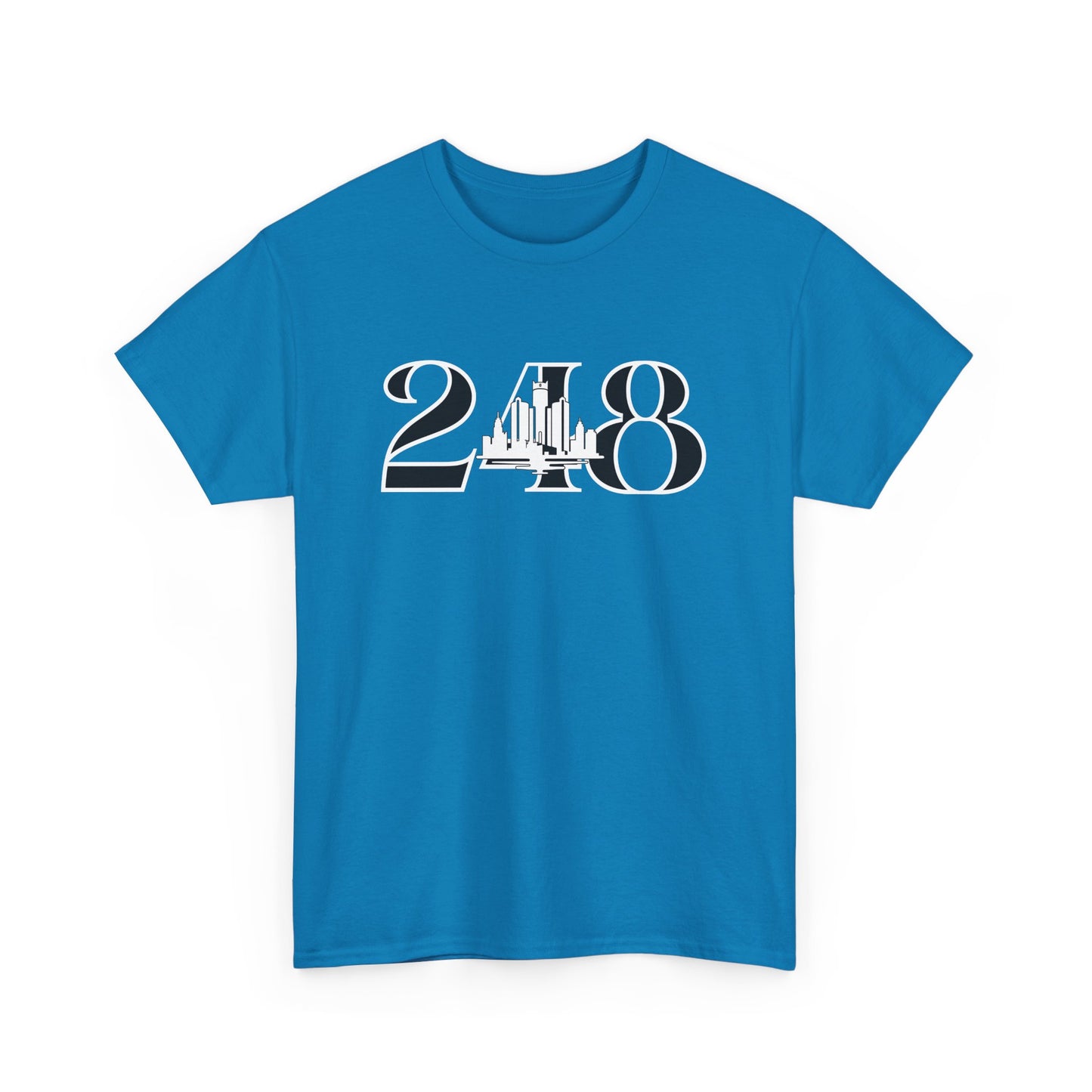 248 Skyline  (White Print)  Unisex Tee