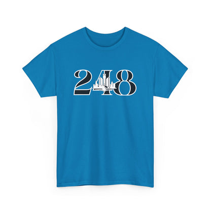 248 Skyline  (White Print)  Unisex Tee
